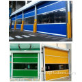 Outdoor wind-resistant rigid high-speed roller shutter doors